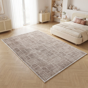 Makinede Yıkanabilir Kaymaz Taban Leke Tutmaz Salon ve Yolluk Halısı - 1