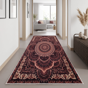 Makinede Yıkanabilir Kaymaz Taban Leke Tutmaz Salon ve Yolluk Halısı - 2