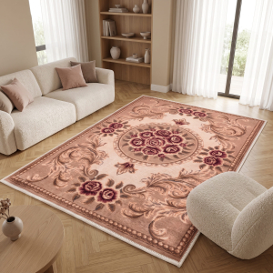 Makinede Yıkanabilir Kaymaz Taban Leke Tutmaz Salon ve Yolluk Halısı - 2
