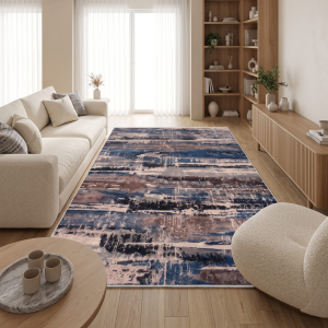 Makinede Yıkanabilir Kaymaz Taban Leke Tutmaz Salon ve Yolluk Halısı - 3