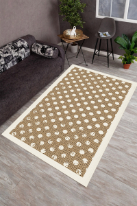 Makinede Yıkanabilir Kaymaz Taban Leke Tutmaz Salon ve Yolluk Halısı - 1