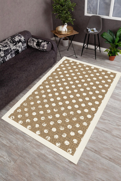 Makinede Yıkanabilir Kaymaz Taban Leke Tutmaz Salon ve Yolluk Halısı - resmiro