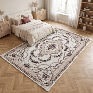 Makinede Yıkanabilir Kaymaz Taban Leke Tutmaz Salon ve Yolluk Halısı - 3