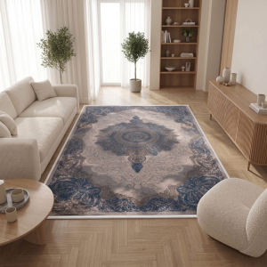 Makinede Yıkanabilir Kaymaz Taban Leke Tutmaz Salon ve Yolluk Halısı - 1