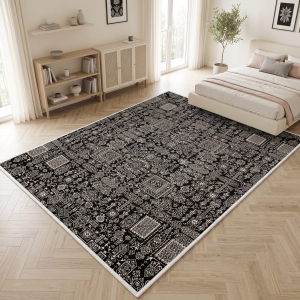 Makinede Yıkanabilir Kaymaz Taban Leke Tutmaz Salon ve Yolluk Halısı - 2