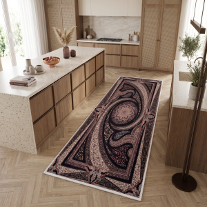 Makinede Yıkanabilir Kaymaz Taban Leke Tutmaz Salon ve Yolluk Halısı - 2