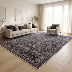 Makinede Yıkanabilir Kaymaz Taban Leke Tutmaz Salon ve Yolluk Halısı - 2