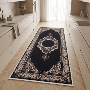 Makinede Yıkanabilir Kaymaz Taban Leke Tutmaz Salon ve Yolluk Halısı - 1