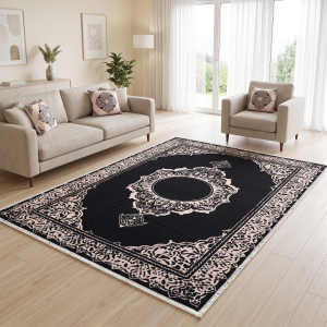Makinede Yıkanabilir Kaymaz Taban Leke Tutmaz Salon ve Yolluk Halısı - 2