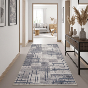 Makinede Yıkanabilir Kaymaz Taban Leke Tutmaz Salon ve Yolluk Halısı - 4