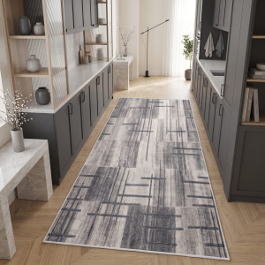 Makinede Yıkanabilir Kaymaz Taban Leke Tutmaz Salon ve Yolluk Halısı - 5