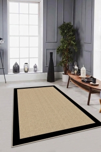 Makinede Yıkanabilir Kaymaz Taban Leke Tutmaz Salon ve Yolluk Halısı - 1