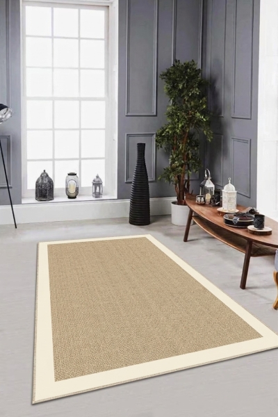 Makinede Yıkanabilir Kaymaz Taban Leke Tutmaz Salon ve Yolluk Halısı - resmiro