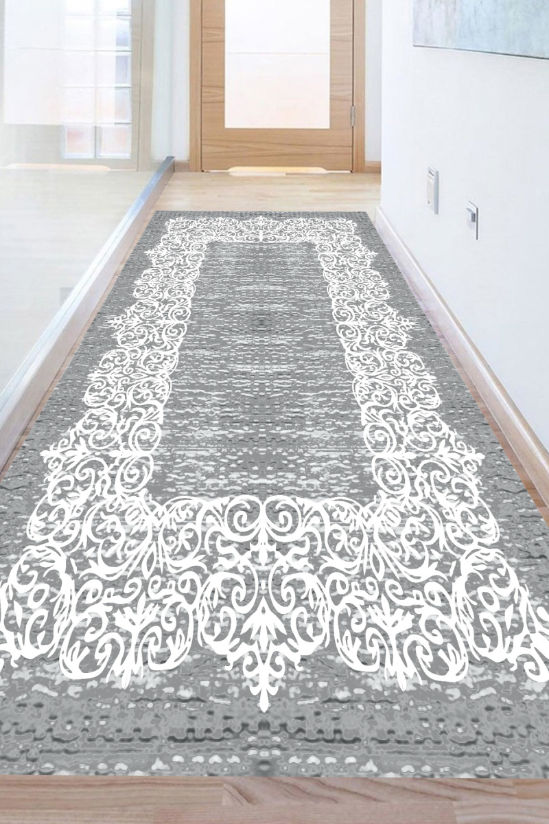 Mimoza Desenli Dijital Baskılı Halı Örtüsü HRC1575
