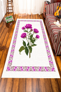 Modern Motif Desenli Dijital Baskılı Halı - 1