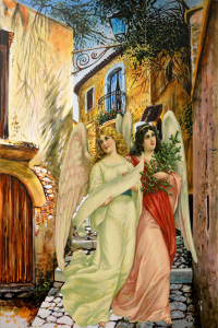 Modern Tablo Desenli Dijital Baskılı Halı - 2