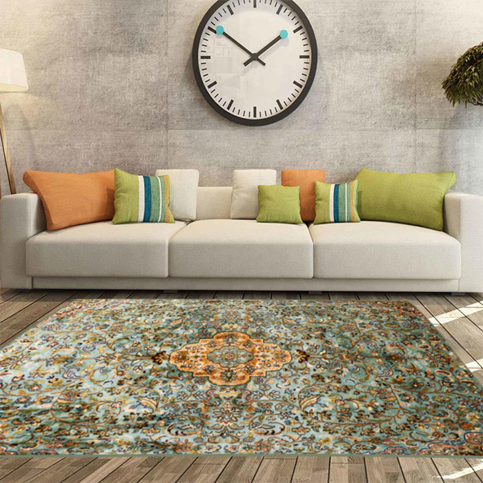 Motif Desenli Dijital Baskılı Halı Örtüsü HRC165