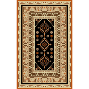 Osmanlı Dokuma Sanatı Desenli Dijital Baskılı Halı - 2