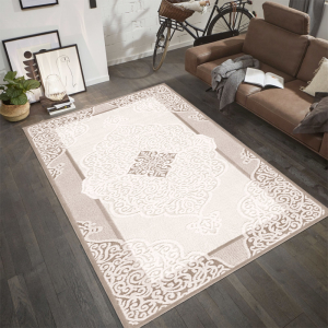 Osmanlı Kabartma Eskitme Desenli Dijital Baskılı Halı - 1