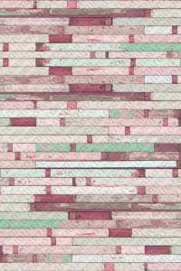 Pembe Tahtalar Dijital Baskılı Halı - 2