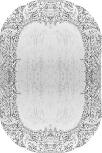 Pırlanta Çerçeve Desenli 2'li Banyo Paspası (50x60 cm - 60x100 cm) - Thumbnail