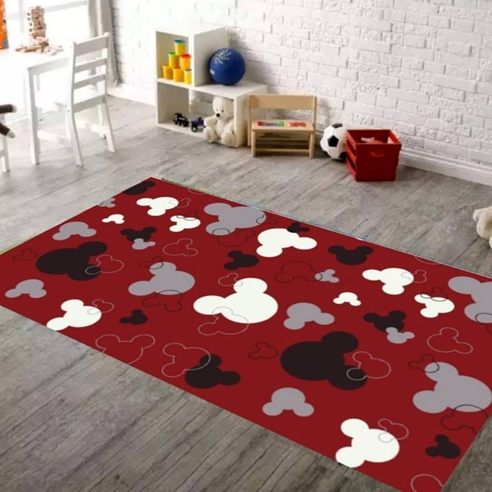 Puzzle Desenli Dijital Baskılı Halı Örtüsü HRC363