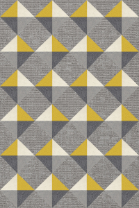 Renkli Geometrik Desenli Dijital Baskılı Halı - 2