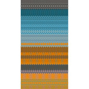 Renkli Kilim Desenli Dijital Baskılı Halı - 2