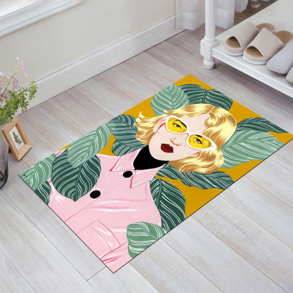 Resim Desenli Dijital Baskılı Halı - resmiro