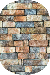 Retro Taş Desenli 2'li Banyo Paspası (50x60 cm - 60x100 cm) - 2