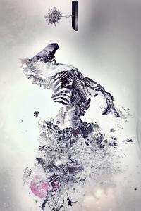 Sanat Katkılı Zebra Dijital Baskılı Halı - 2