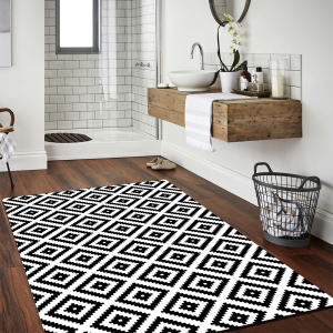 Simetrik Desenli Dijital Baskılı Halı - 1