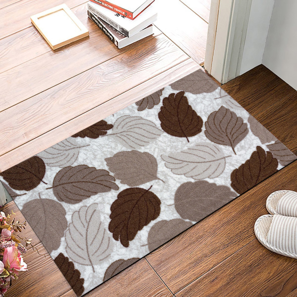 Sonbahar Desenli Dijital Baskılı Halı - resmiro