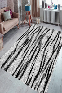 Uzun Zebra Dijital Baskılı Halı - 1