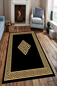 Vektörel Kanca Desenli Dijital Baskılı Halı - 1
