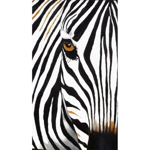 Zebra Desenli Dijital Baskılı Halı - 2